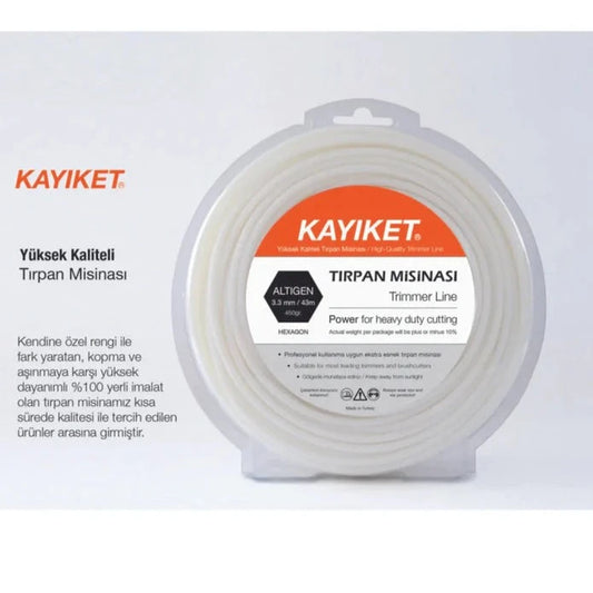 Kayıket 6 Köşe Motorlu Tırpan Misinası